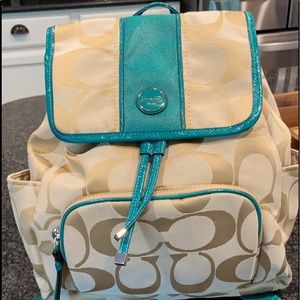 Authentic Coach Backpack Like New
